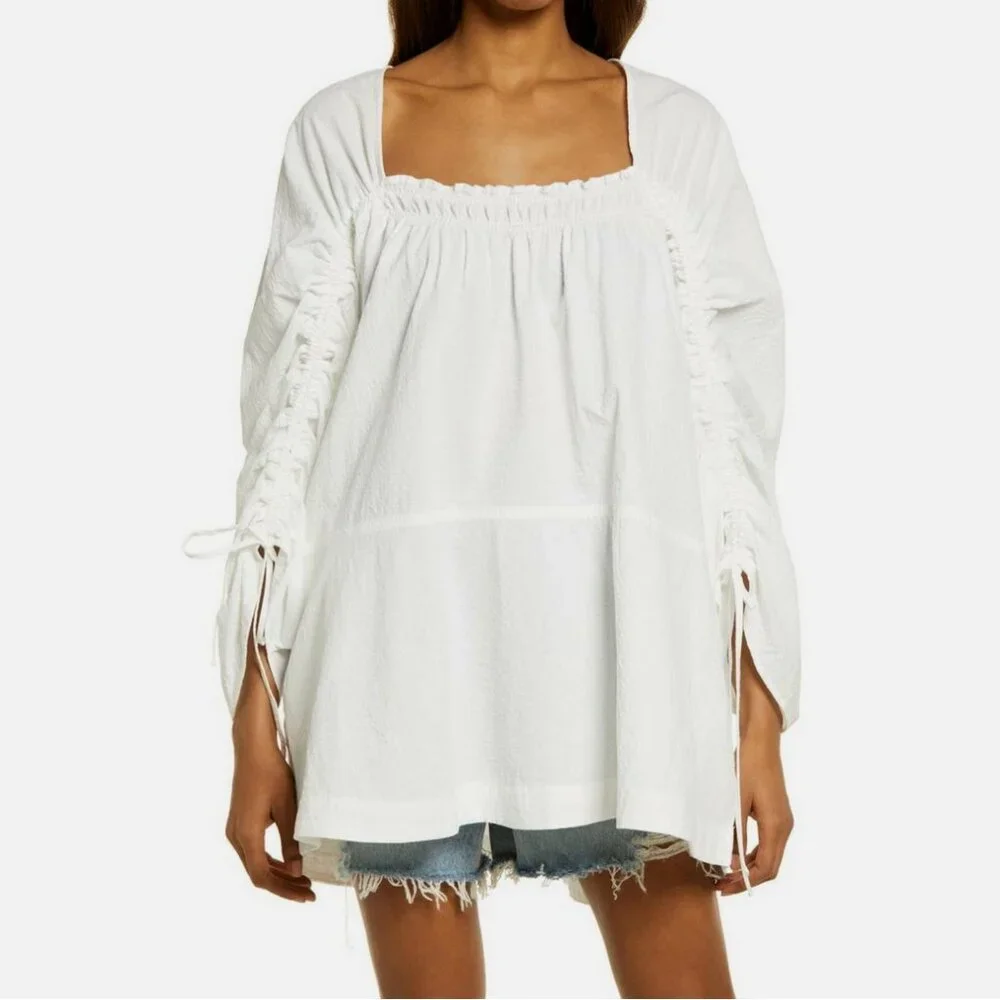Free People Brynn Puff Long Sleeve Tunic